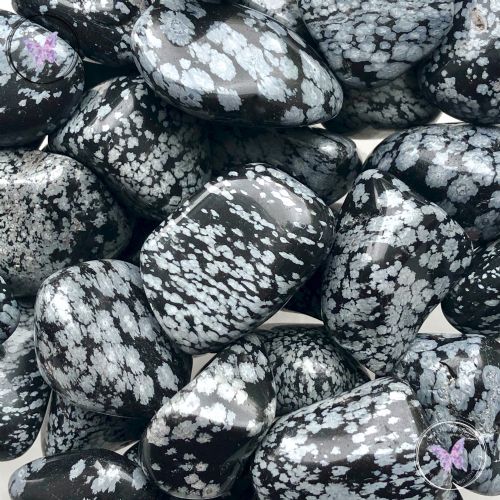 Snowflake Obsidian Tumble Stone